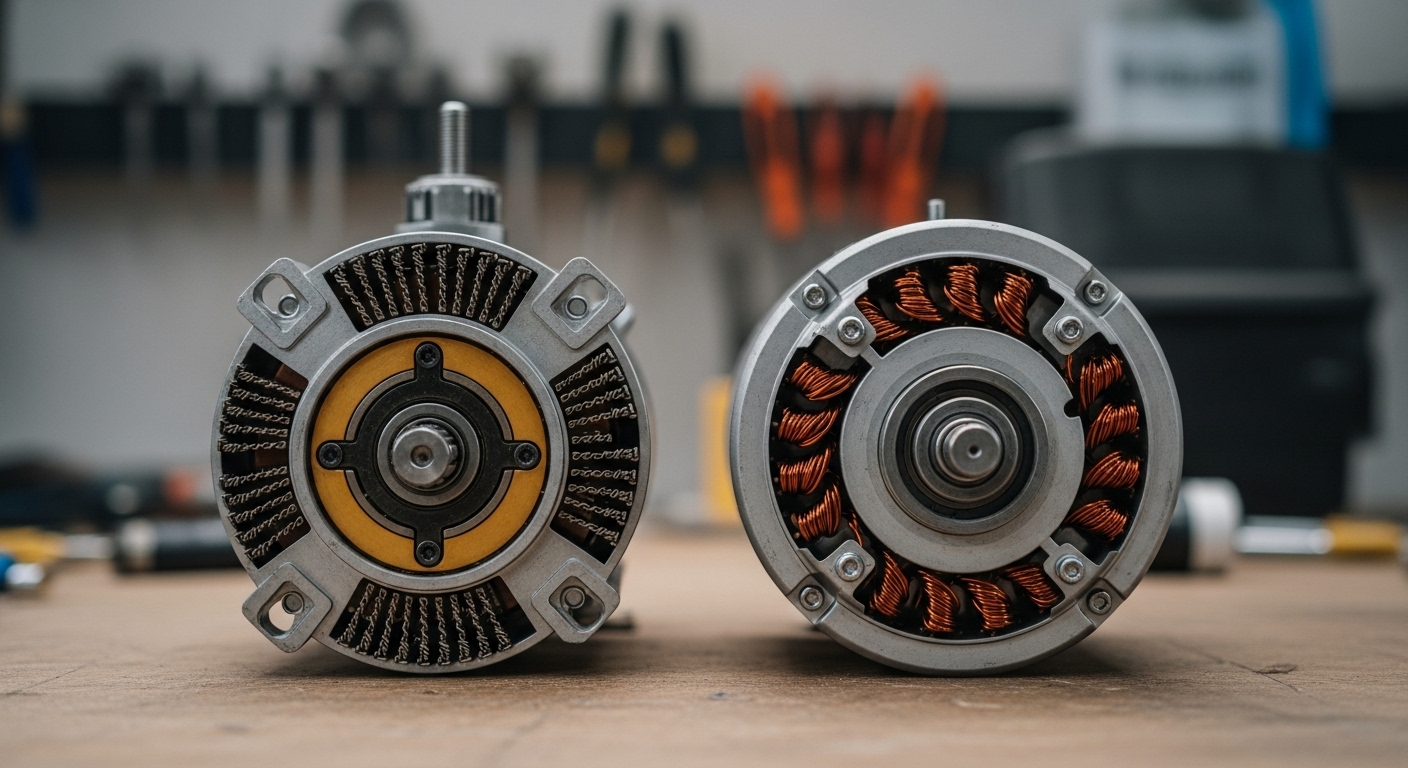 Silnik szczotkowy czy bezszczotkowy? 1 silnik szczotkowy czy bezszczotkowy