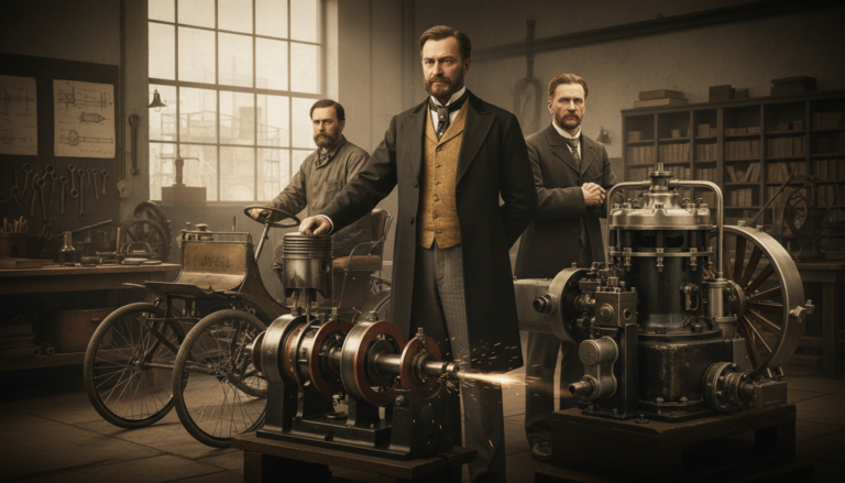 kto wynalazl silnik spalinowy
